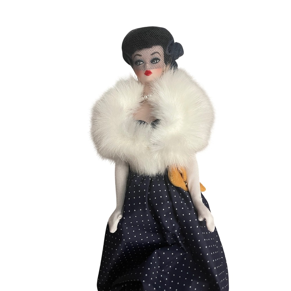 1991 Barbie Gay Parisienne Porcelain Doll Limited Edition 1959 Reproduction 9973 - Picture 2 of 5